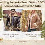 Shearling Jackets Soar Over +500% in Search Interest in the USA