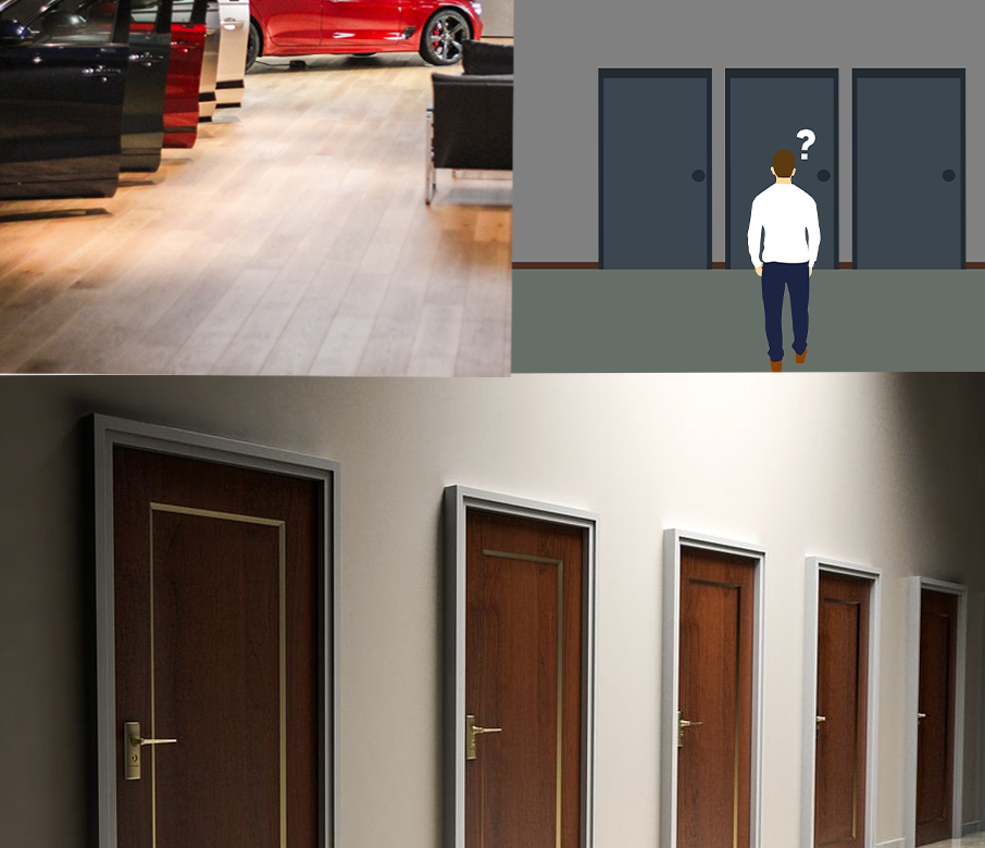doors are around 33 billion in the world. Besides, you need to remember the factor and consider apartments, closets, cabinets, vehicles, and houses. All have a lot of doors.
